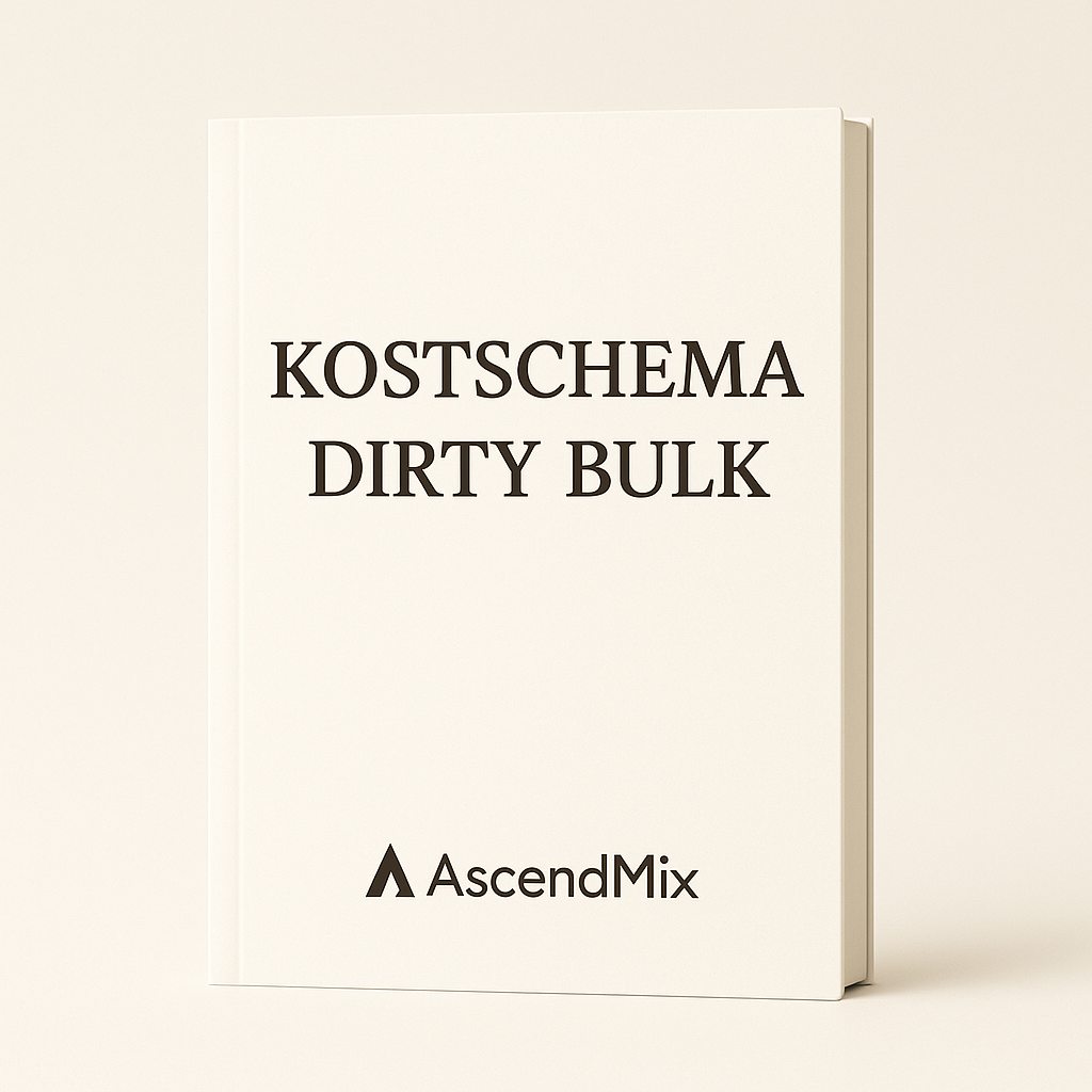 Kostschema - Dirty Bulk